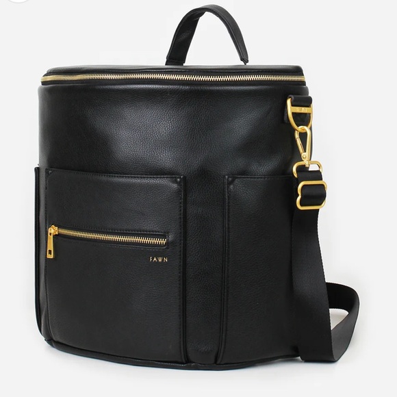 Fawn Design THE ORIGINAL Black Diaper Bag - Picture 1 of 7